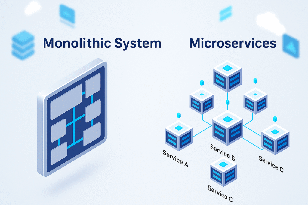 Monolithic vs Microservices: Features, Pros & Cons, and Real-World Use Cases