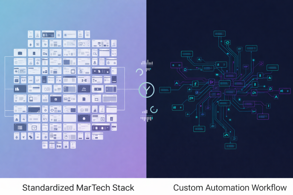 MarTech Tools vs Custom Automation: What Works Better in 2026?