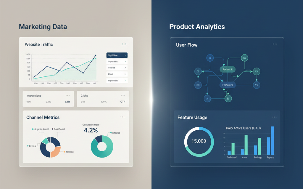 Product Analytics vs Marketing Analytics: Key Differences Explained