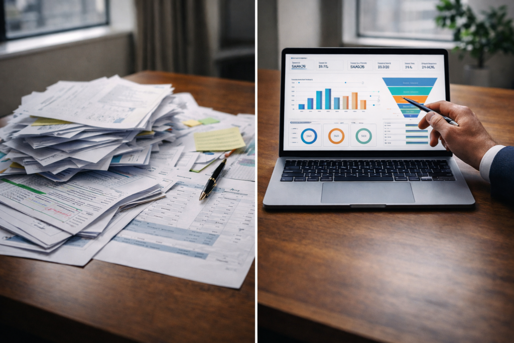 How to Replace Manual Reporting with Real-Time Dashboards (Step-by-Step)