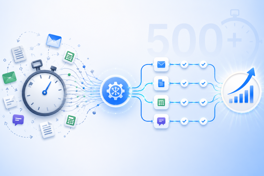AI Workflows That Save More Than 500 Hours Per Month