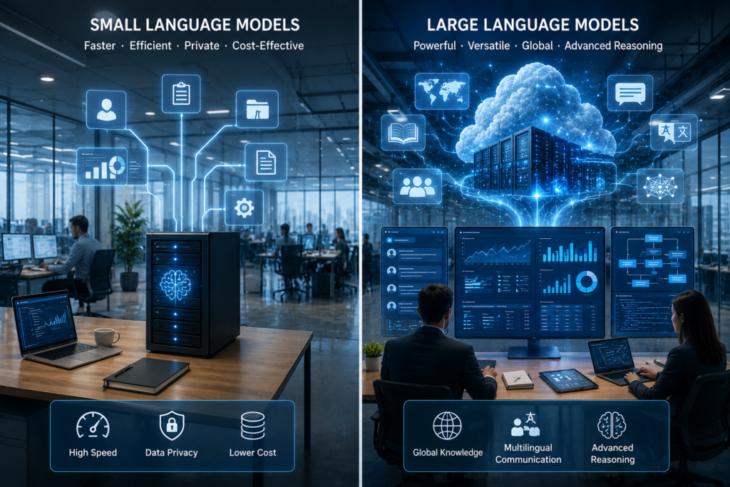 Small Language Models vs Large Language Models for Enterprises